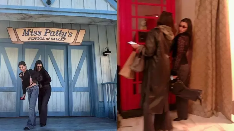 Kourtney Kardashian & Penelope Visit Gilmore Girls Set: Stars Hollow Adventure