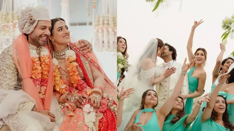 Kriti Sanon Shines as Sister Nupur Weds Stebin Ben in Udaipur Wedding