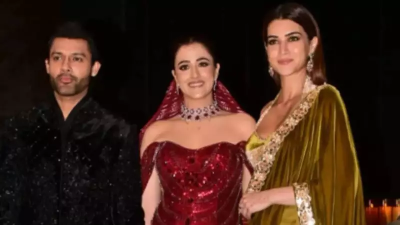Kriti Sanon's Heartwarming Gesture for Sister Nupur Steals Spotlight at Wedding Reception