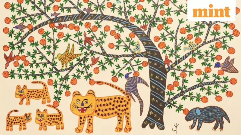 Late Jodhaiya Bai Baiga's Vibrant Art Blooms at Delhi Gallery Exhibition