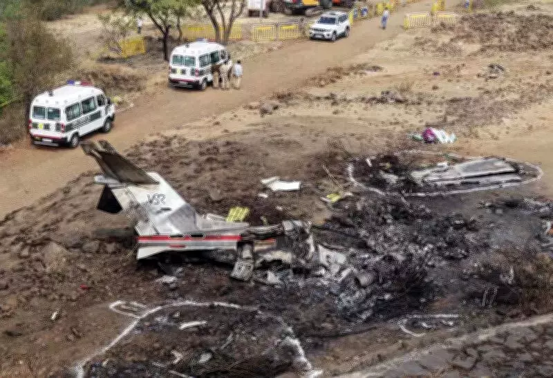 Learjet Black Box Recovered in Baramati Crash, Investigation Underway
