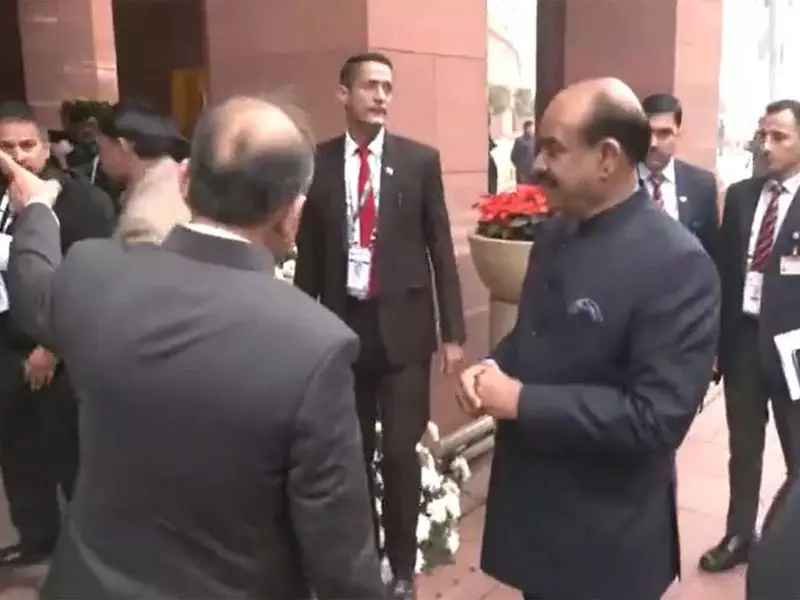 LS Speaker Om Birla Arrives at Parliament for 28th Commonwealth Speakers Conference