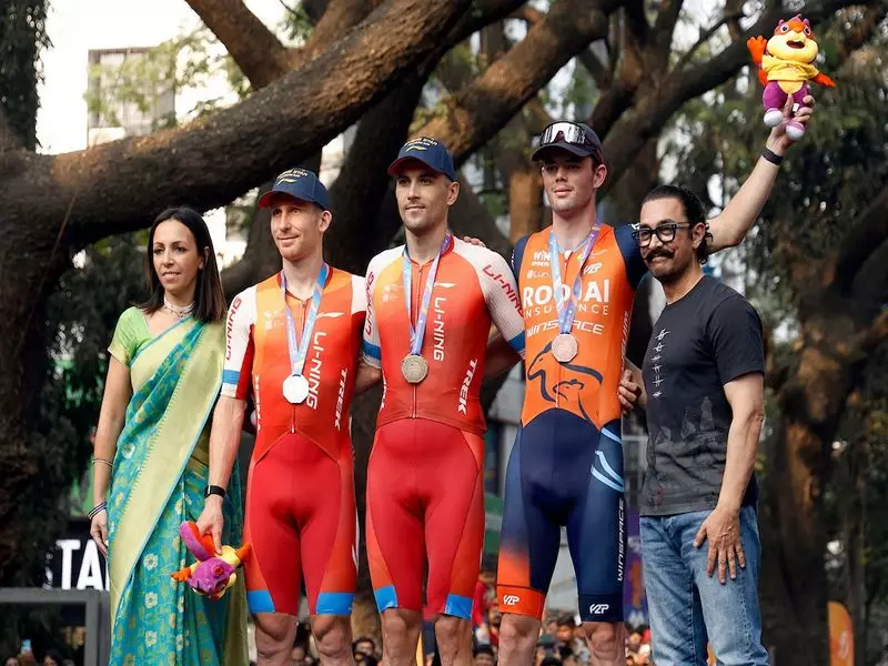 Luke Mudgway Powers Li-Ning Star to Victory in Pune Grand Tour Finale