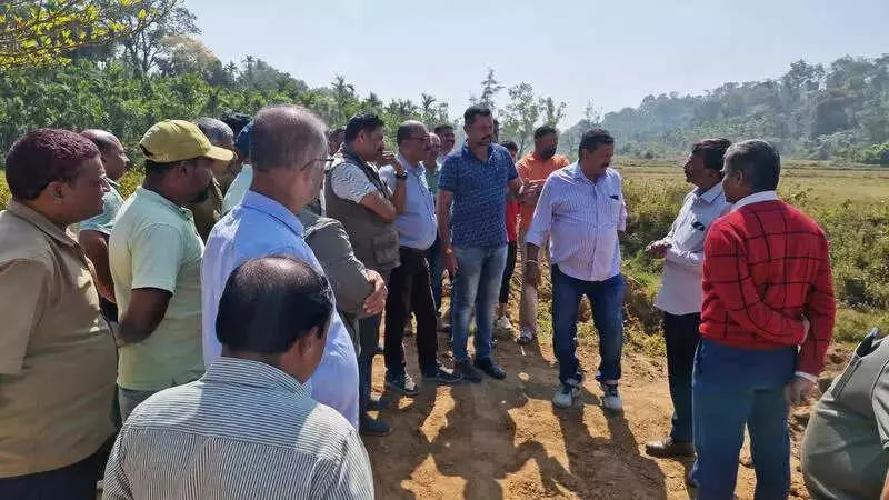 Madikeri Villagers Halt Road Work Over Quality Concerns, Demand Official Intervention
