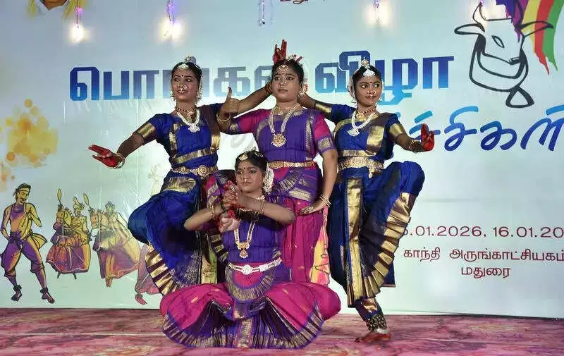 Madurai Celebrates Pongal with Traditional Art Festivals and Cultural Exhibitions