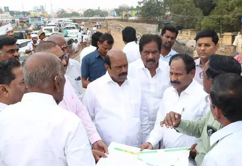 Madurai's Goripalayam Flyover to Open After Feb 10, Says Minister E V Velu