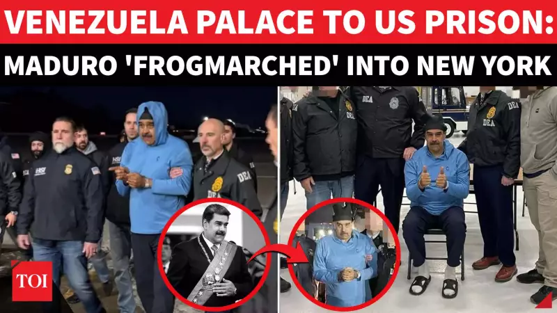 Maduro Lands in US: FBI Escorts Handcuffed Venezuelan President to DEA Office