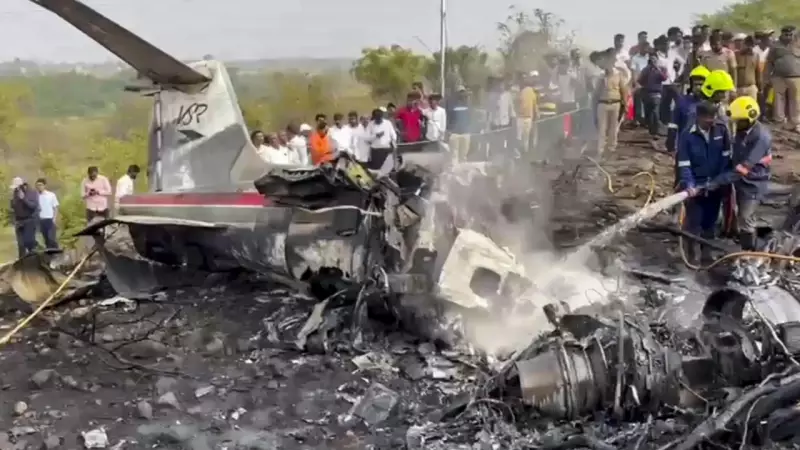 Maharashtra Deputy CM Ajit Pawar Among 5 Killed in Baramati Learjet Crash