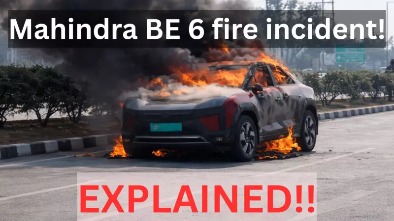 Mahindra BE 6 Electric SUV Fire: Company Clarifies Tyre Issue, Not EV Powertrain Fault