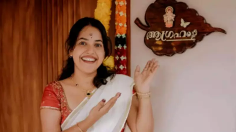 Malayalam TV Actress Amrutha Nair Fulfills Dream, Builds Home 'Aagraham'