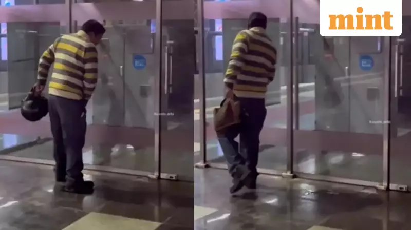 Man Caught Urinating Inside Delhi Metro Station, Video Sparks Outrage
