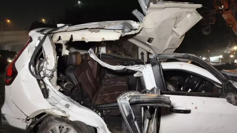 Man Dies, Six Family Members Injured in SUV Crash on Delhi's Barapullah Flyover