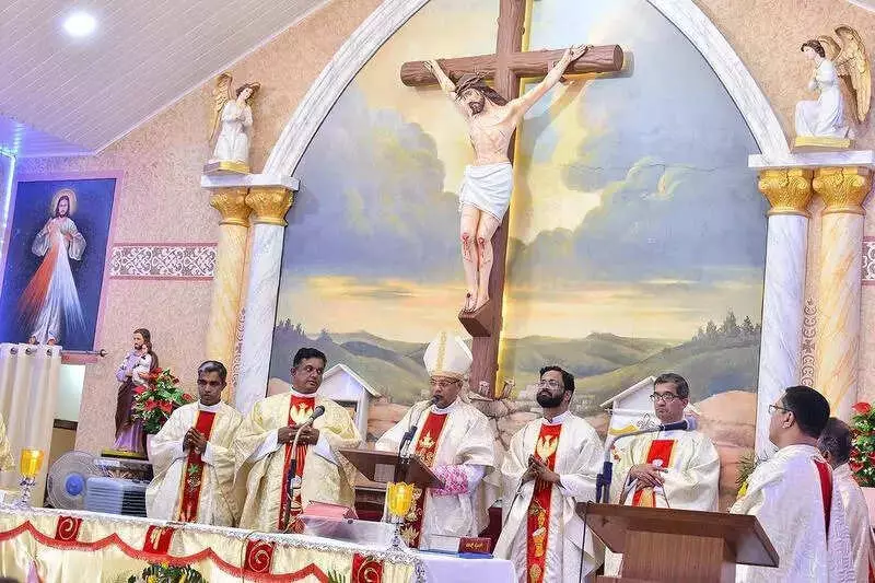 Mangaluru Diocese Adds 125th Parish: Bellare's Holy Cross Chapel Elevated
