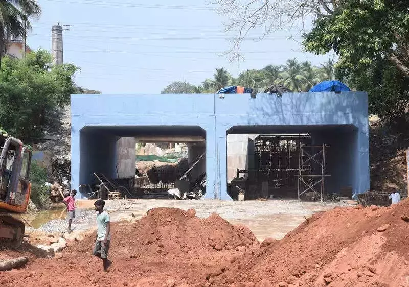 Mangaluru's Mahakalipadpu Railway Underbridges Complete, Await Inauguration