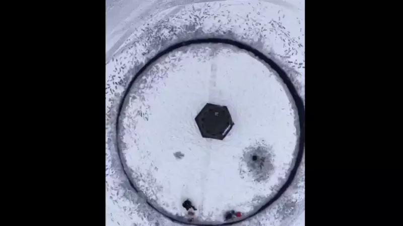 Man's Perfect Ice Circle Video Goes Viral: 20M+ Views for Calm Craft