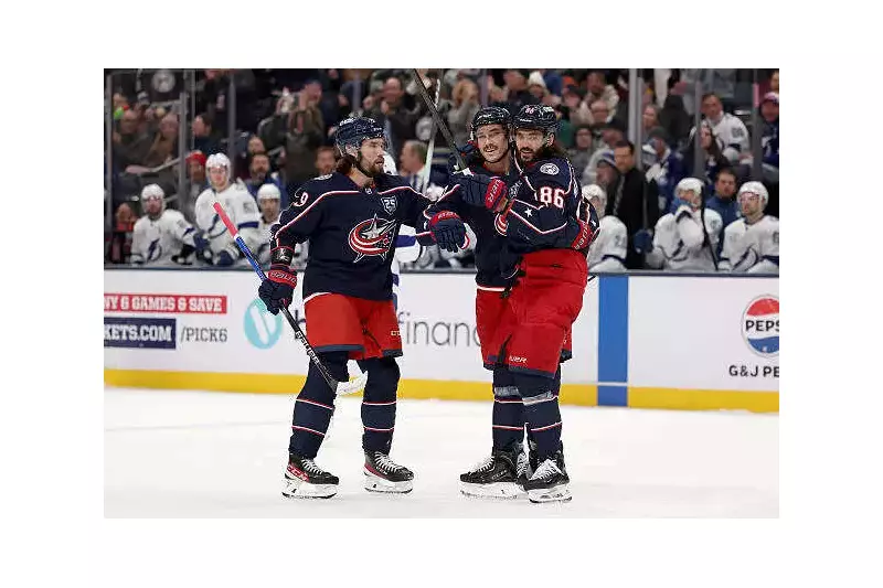 Mason Marchment's Hat Trick Leads Blue Jackets to 8-5 Win Over Lightning, Ending Tampa Bay's Streak