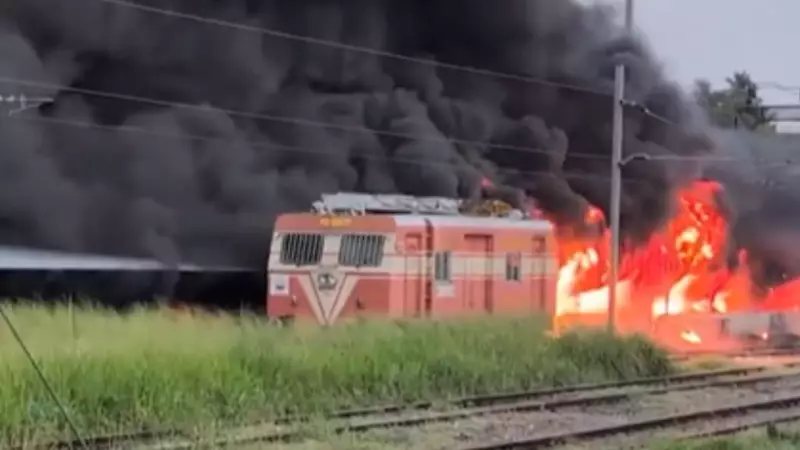 Massive Fire at Thrissur Railway Station Parking Destroys Hundreds of Bikes