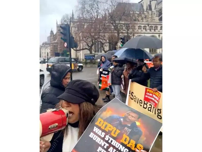 Massive London Protest Demands Justice for Persecuted Bangladeshi Hindus