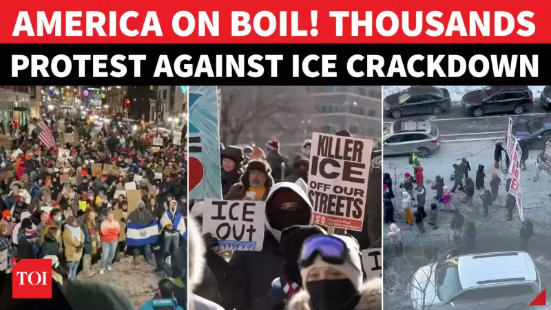 Massive Protests Erupt in US Cities Against Trump's ICE Crackdown
