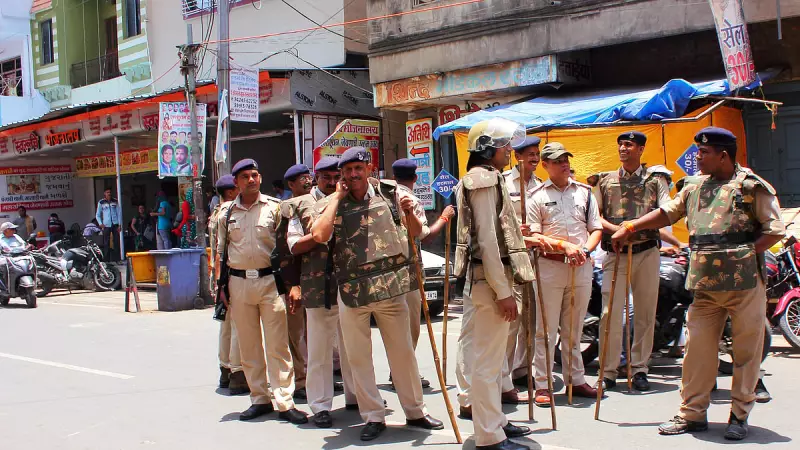 Massive Security Deployment in Dhar for Basant Panchami at Bhojshala Site