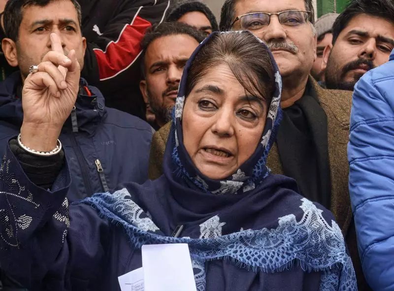 Mehbooba Mufti Condemns Mosque Profiling in Kashmir as Religious Interference