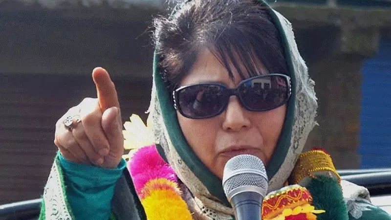 Mehbooba Mufti Criticizes Mosque Profiling in Kashmir, Calls for Temple Start