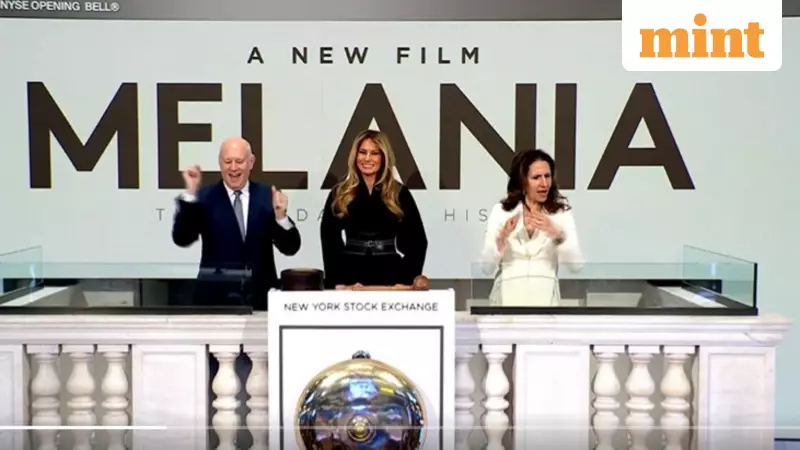 Melania Trump Rings NYSE Bell to Launch Documentary Film 'Melania'