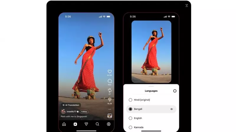 Meta Launches AI Dubbing for Indian Languages on Instagram & Facebook Reels