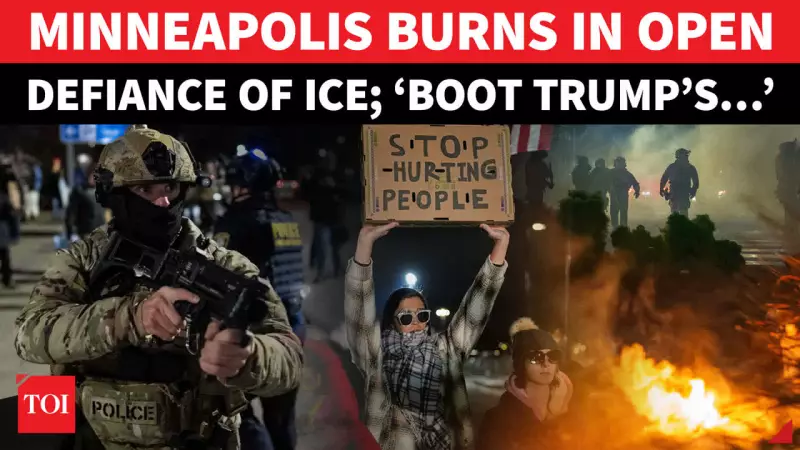 Minneapolis Streets Alight as Anti-ICE Protests Defy Federal Authority