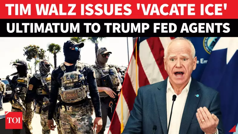Minnesota Governor Tim Walz Demands Immediate Removal of Federal ICE Agents from Minneapolis