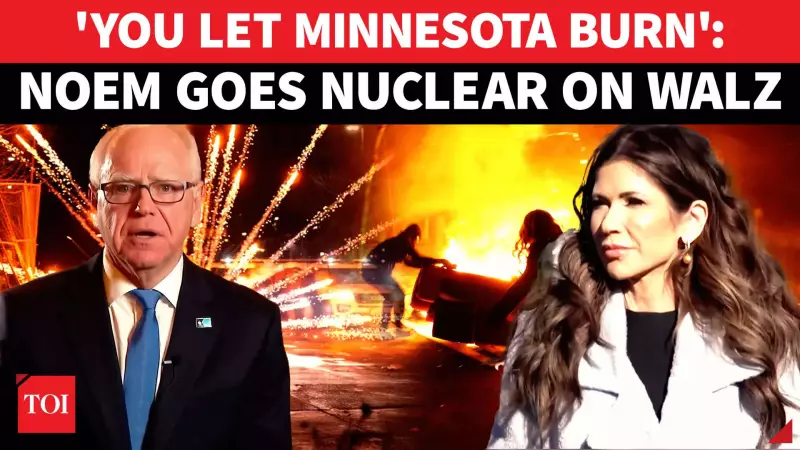 Minnesota Tensions Soar: Noem Slams Walz Over ICE Unrest as Trump Threatens Federal Force