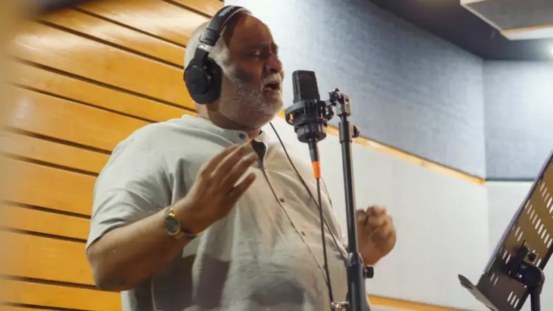 MM Keeravani Sings Rare Song for Film Sri Chidambaram