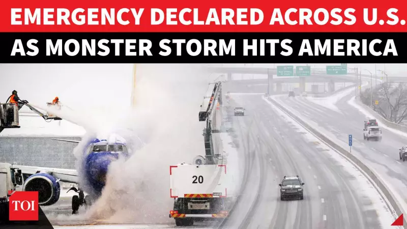 Monster Winter Storm Ravages US: 22 States Declare Emergency, Millions Lose Power