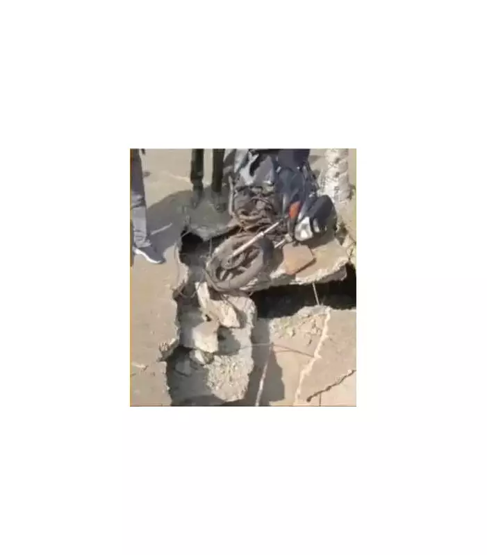 Months-Long Unrepaired Road Hazard in Bhopal Village Poses Grave Risk