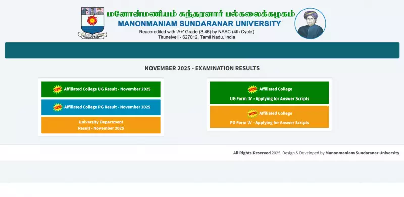MSU Releases November 2025 Exam Results for UG and PG Courses
