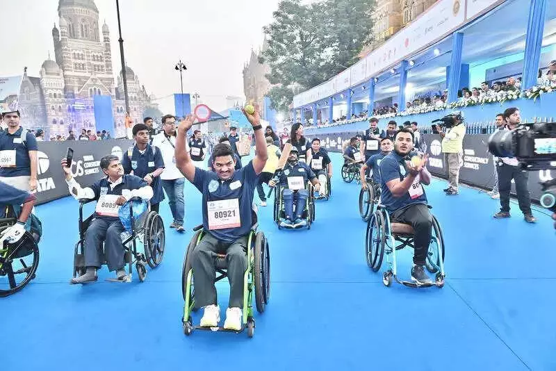 Mumbai Marathon's Disability Champions Steal Spotlight with Inspiring Stories