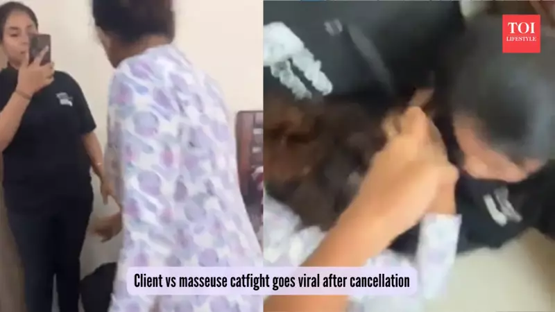 Mumbai Massage Session Turns Violent: Client-Masseuse Brawl Goes Viral