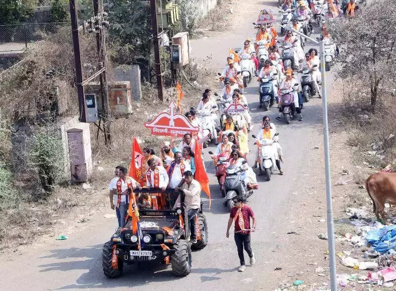 MVA Leaders Absent as BJP-Shiv Sena Alliance Dominates Maharashtra Civic Poll Campaigns