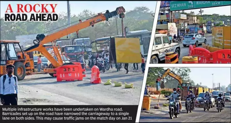 Nagpur Braces for Traffic Chaos Ahead of India-New Zealand T20 Match at Jamtha