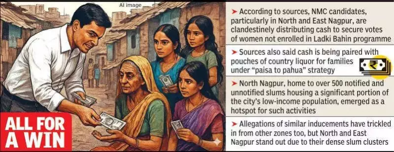 Nagpur Civic Polls: Cash-for-Votes Scandal Targets Women in Slums