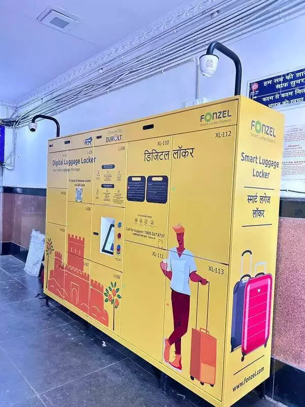 Nagpur Railway Station Launches Smart Digital Lockers for Passenger Convenience