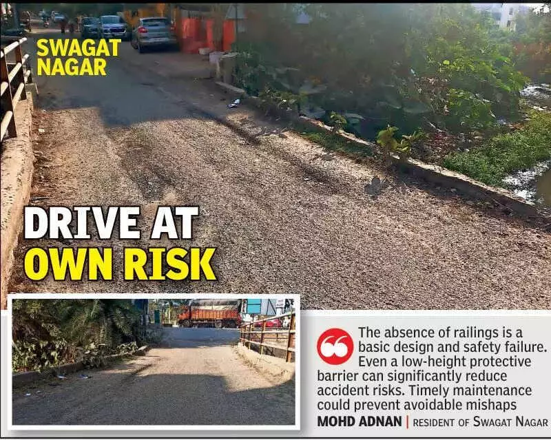 Nagpur Residents Risk Lives Daily on Crumbling Bridges in Swagat Nagar