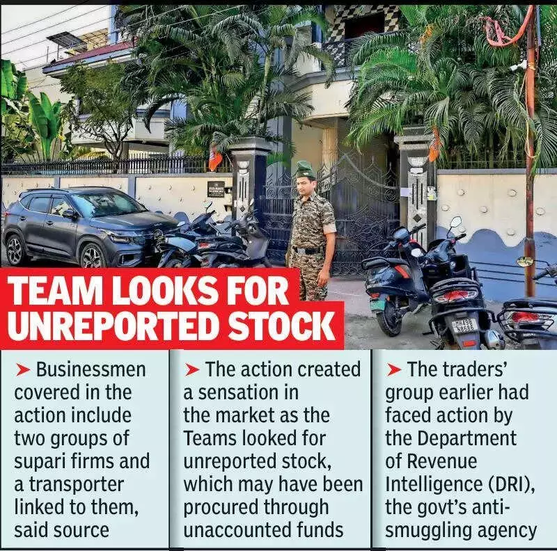 Nagpur Supari Traders Raided on Saturday, ₹2.5 Crore Cash Seized