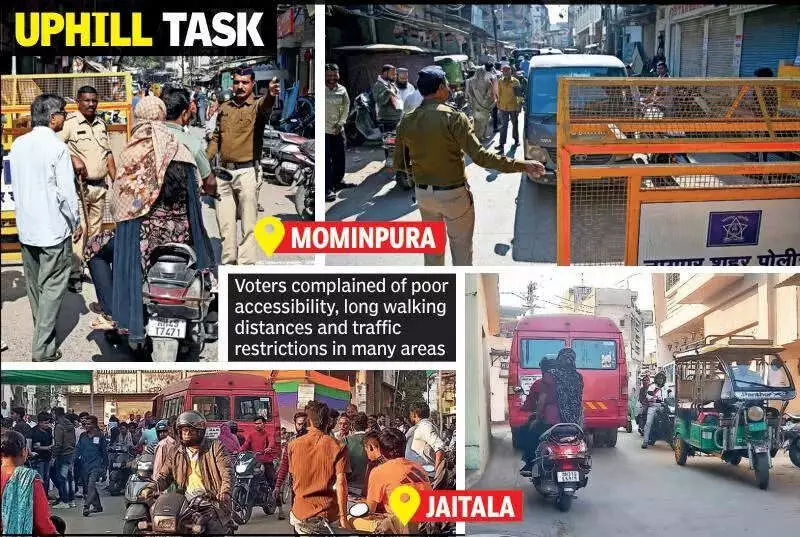 Nagpur Voters Face Harsh Trek to Polling Booths Amid Poor Accessibility