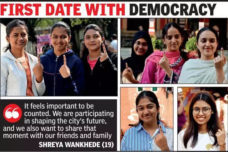 Nagpur's Gen Z Voters Turn Civic Polls Into Social Media Celebration