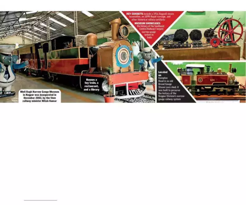 Nagpur's Narrow Gauge Railway Museum Rises from Ashes with Renewed Grandeur