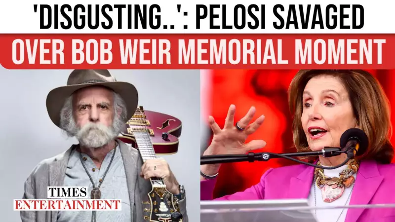 Nancy Pelosi Faces Viral Mockery For Off-Key Singing At Bob Weir Tribute