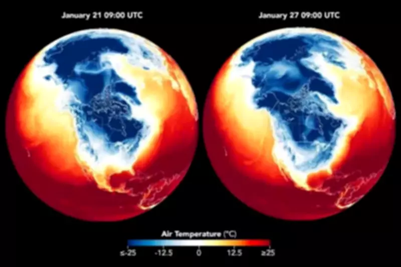 NASA Maps Reveal Arctic Air's Deep Freeze Across US After Winter Storm