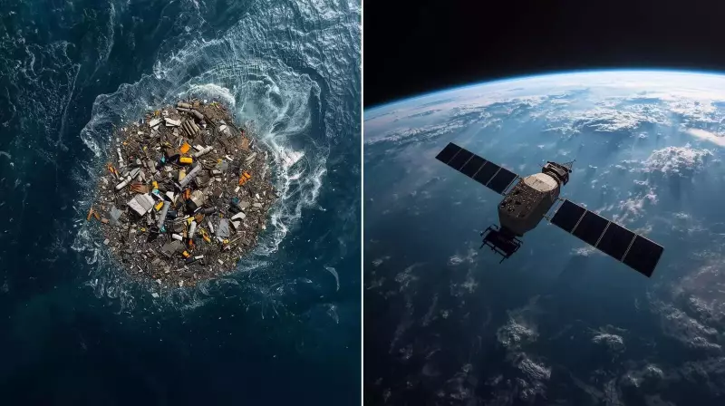 NASA Scientists Explore Ocean Plastic Detection from Space Orbit