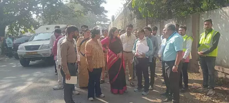 Nashik Races to Complete Key Road for 2027 Kumbh Mela, Commissioner Inspects Site